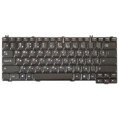 Клавиатура для ноутбука Lenovo IdeaPad C100, C200, C430, C460Series. Плоский Enter. Черная, без рамки. PN: 25-007500. Top On