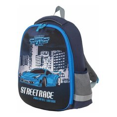 Ранец пифагор EVA BASIC, 1 отделение, "SuperCar", 39х30х16 см, 229940