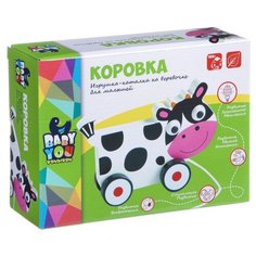 "Коровка" - каталка с веревочкой Bondibon