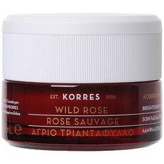 KORRES Wild Rose Brightening & First Wrinkles Advanced Repair Sleeping Facial Крем восстанавливающий ночной для коррекции первых морщин, 40 мл