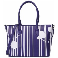 Сумка кросс-боди женская OrsOro, искусственная кожа, фиолетовый/белый