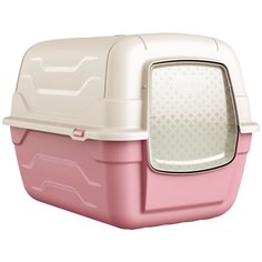 Туалет-домик Lilli Pet д/кошек, 52x40x40, розовый