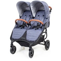 Прогулочная коляска для двойни Valco Baby Snap Duo Trend, denim