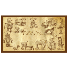 Салфетка сервировочная "Old story" 43смх25см, набор 12шт. Мастерпак