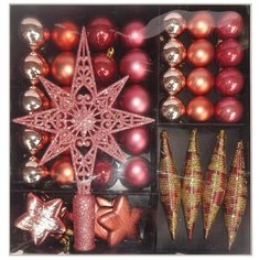 Набор из 43-х елочных украшений Веселый хоровод 81696