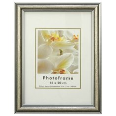 Рамка оформительская Комус пластиковая, Frigg Metal, 15*20 см