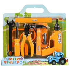 Играем вместе Набор инструментов Синий Трактор 13 предметов (ZY936373-R)