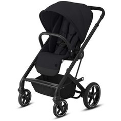 Прогулочная коляска Cybex Balios S Lux, Deep black/black frame, цвет шасси: черный