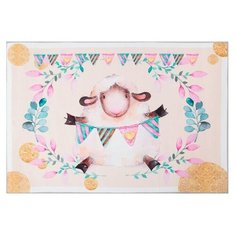 Ковер Крошка Я Дружок (4982204), размер: 1.2х0.8 м, розовый