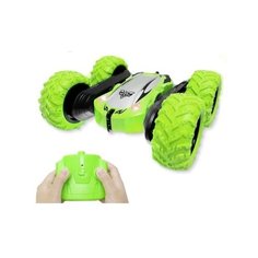 Машинка-перевертыш JZL Double Sided Stunt Car (3388) 18 см зелeный