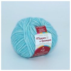 Пряжа для вязания ТРО Фиджи (20% мериносовая шерсть, 60% хлопок, 20% акрил) 5х50г/95м цв.0222 голубая бирюза Пряжа из Троицка ТРО.фиджи.0222 Троицкая камвольная фабрика