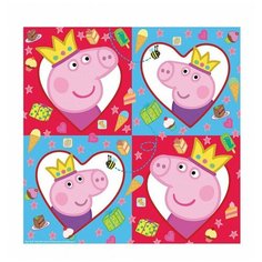 Росмэн (Праздники) Салфетки Peppa Pig, 33*33см, 20шт. 26062