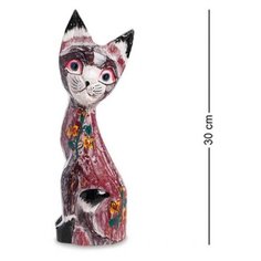 Статуэтка "Кошка" 30 см (албезия, о.Бали) 99-107, Decor and Gift