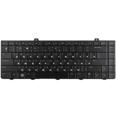 Клавиатура для ноутбука Dell Inspiron 1320, 1440 Series. Плоский Enter. Черная, без рамки. PN: V100825CS
