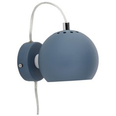 Лампа настенная Ball, темно-голубая, структурное напыление Frandsen