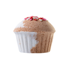 Лаборатория Катрин Шипучая соль для ванн Маффин Шоколадное наслаждение, 130 г