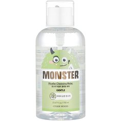 Etude House мицеллярная вода для снятия макияжа с экстрактом алоэ Monster Micellar Cleansing Water, 700 мл