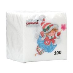 Салфетки Garmonia Зимняя фея, 100 шт.