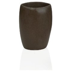 Andrea House Стакан для зубных щеток матовый коричневый