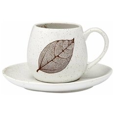Ashdene Чашка с блюдцем Lantana White Stone