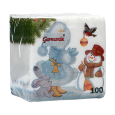 Салфетки Garmonia Снегурочка, 100 шт.