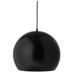 Лампа подвесная Ball, ?40 см, черная матовая, черный шнур Frandsen