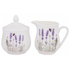 Ashdene Набор сахарница и молочник I Love Lavender