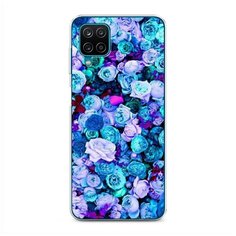 Силиконовый чехол "Цветочный ковер" на Samsung Galaxy A12 / Самсунг Галакси А12 Case Place