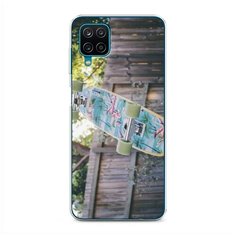 Силиконовый чехол "Хобби скейт 3" на Samsung Galaxy A12 / Самсунг Галакси А12 Case Place