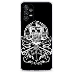 Силиконовый чехол "Тату моряк" на Samsung Galaxy A32 / Самсунг Галакси А32 Case Place