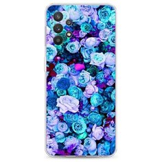 Силиконовый чехол "Цветочный ковер" на Samsung Galaxy A32 / Самсунг Галакси А32 Case Place