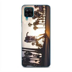 Силиконовый чехол "Хобби скейт 2" на Samsung Galaxy A12 / Самсунг Галакси А12 Case Place