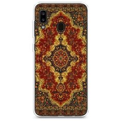 Силиконовый чехол "Ковер" на Samsung Galaxy A20 / Самсунг Галакси А20 Case Place