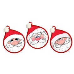 Прихватка овальная Дед Мороз 16х18 см, микс, поролон, пэ 100% 7162617 Гранд Стиль