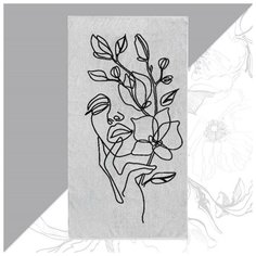 Полотенце махровое "Этель" Lady 70х130см, 100% хлопок, 420гр/м2 6973726