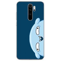 Силиконовый чехол "Подушка синий фон" на Xiaomi Redmi Note 8 Pro / Сяоми Редми Нот 8 Про Case Place