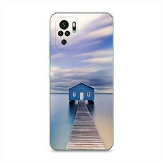 Силиконовый чехол "Домик на воде" на Xiaomi Redmi Note 10 / Сяоми Редми Нот 10 Case Place