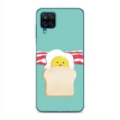Силиконовый чехол "Съедобная кровать" на Samsung Galaxy A12 / Самсунг Галакси А12 Case Place