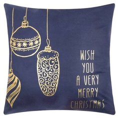 Чехол на подушку Этель "Merry Christmas" 40х40 см, 100% п/э, велюр 6489272