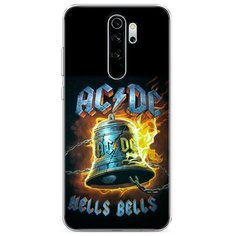 Силиконовый чехол "Альбом Hells Bells" на Xiaomi Redmi Note 8 Pro / Сяоми Редми Нот 8 Про Case Place