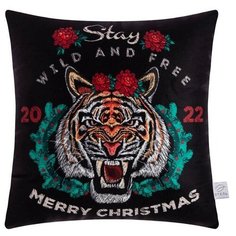 Подушка Этель "Wild and free" 40х40 см, 100% п/э, велюр 7184198