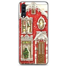 Силиконовый чехол "Пряничный домик" на Samsung Galaxy A70 / Самсунг Галакси А70 Case Place