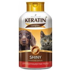 RolfClub KERATIN+ Shiny шампунь для короткошерстых кошек и собак 450 гр (2 шт) RolfСlub