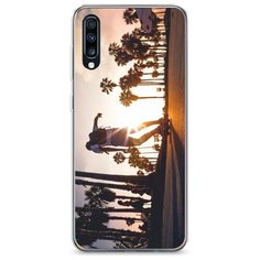 Силиконовый чехол "Хобби скейт 2" на Samsung Galaxy A70 / Самсунг Галакси А70 Case Place