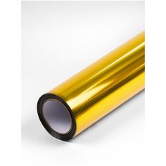 Глянцевый хром - пленка самоклеющаяся, цвет: золото, 152х1000 см Reton Group
