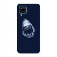 Силиконовый чехол "Пасть акулы" на Samsung Galaxy A12 / Самсунг Галакси А12 Case Place