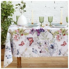 Скатерть Доляна "Watercolor" 150*260 +/- 2 см, 100% п/э 6981124