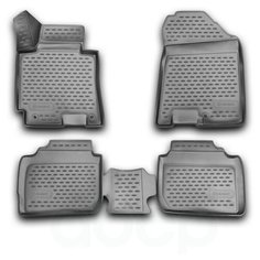 Комплект Резиновых Автомобильных Ковриков 3d В Салон Kia Cerato, 2013->, 4 Шт. (Полиуретан) ELEMENT арт. NLC3D2548210