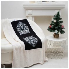 Подушка-плед Этель "Царь зверей", подушка 40*40±3 см, плед 100*150 см 100%п/э, 280 г/м2