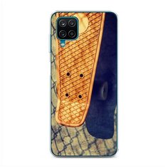 Силиконовый чехол "Хобби скейт 5" на Samsung Galaxy A12 / Самсунг Галакси А12 Case Place